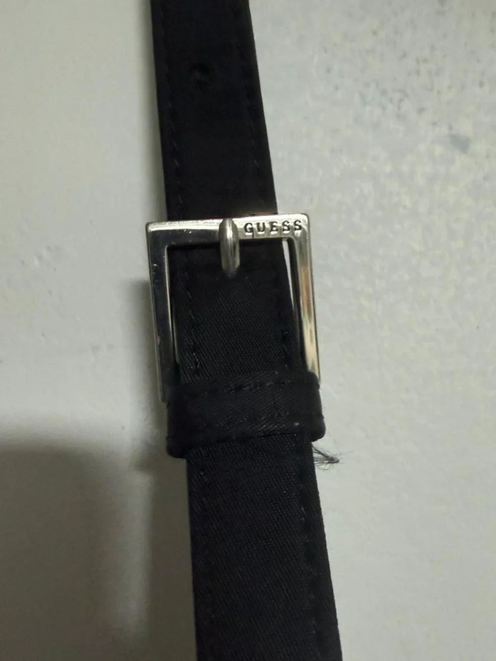 Guess Black Nylon Y2K Baguette Shoulder Bag Adjustable Strap - Picture 6 of 11
